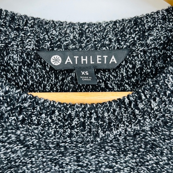 Athleta Wool + Cashmere Crewneck Sweater Size XS, Oversized Baggy Black capsule - Picture 10 of 11